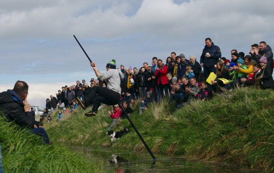 “Hasi! Hops!” Grabenspringen auf Fehmarn